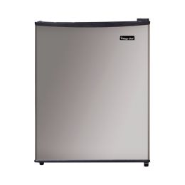 MAGIC CHEF(R) MCAR240SE2 2.4 Cubic-Ft Stainless Steel Refrigerator