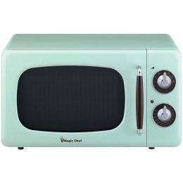 MAGIC CHEF(R) MCD770CM .7 Cubic-ft 700-Watt Retro Microwave (Mint Green)