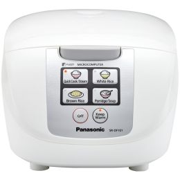 PANASONIC(R) SR-DF101 Fuzzy Logic Rice Cooker (5-Cup)