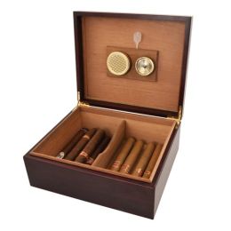 Cherry Wood Humidor by Viski