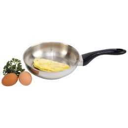 Precise Heat&trade; 8-1/4&quot; 12-Element T304 Stainless Steel Omelet Pan