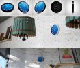 [Blue] 12 Inch Stylish Wall Clock Decorative Silent Non-Ticking Wall Clock