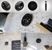 [A] 12 Inch Stylish Wall Clock Decorative Silent Non-Ticking Wall Clock