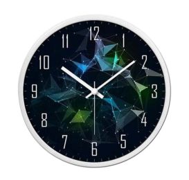 [B] 12 Inch Stylish Wall Clock Decorative Silent Non-Ticking Wall Clock
