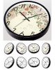 [C] 12 Inch Stylish Wall Clock Decorative Silent Non-Ticking Wall Clock