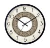 [E] 12 Inch Stylish Wall Clock Decorative Silent Non-Ticking Wall Clock