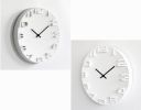 [White] 14 Inch Modern Wall Clock Decorative Silent Non-Ticking Wall Clock