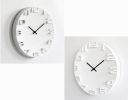 [White] 14 Inch Modern Wall Clock Decorative Silent Non-Ticking Wall Clock