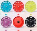 [Red] 14 Inch Modern Wall Clock Decorative Silent Non-Ticking Wall Clock