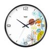 [B] 12 Inch Modern Wall Clock Decorative Silent Non-Ticking Wall Clock