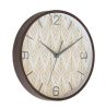[E] 12 Inch Modern Wall Clock Decorative Silent Non-Ticking Wall Clock