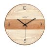 [H] 12 Inch Modern Wall Clock Decorative Silent Non-Ticking Wall Clock