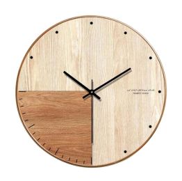 [J] 12 Inch Modern Wall Clock Decorative Silent Non-Ticking Wall Clock