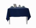 Linen Tablecloth Washable Tablecloth Table Cover Dinner Tablecloth Blue