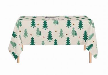 Linen Tablecloth Washable Tablecloth Table Cover Dinner Tablecloth Tree