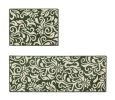 [H] 2 Pcs Absorbent Non-Slip Kitchen Rugs Kitchen Floor Mats