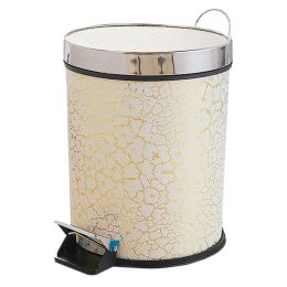 Stylish Home/Kitchen/Office Pedal Wastebasket Trash Can With Lid Foot Trash #01