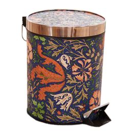 Stylish Home/Kitchen/Office Pedal Wastebasket Trash Can With Lid Foot Trash #02