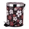 Stylish Home/Kitchen/Office Pedal Wastebasket Trash Can With Lid Foot Trash #09