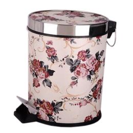 Stylish Home/Kitchen/Office Pedal Wastebasket Trash Can With Lid Foot Trash #11