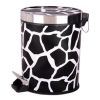 Stylish Home/Kitchen/Office Pedal Wastebasket Trash Can With Lid Foot Trash #12