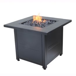 30" Square Gas Firepit