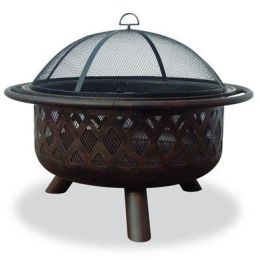 UF 32" Outdr Firepit Criss Crs