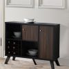 DunaWest Wooden Wine Bar Storage Cabinet